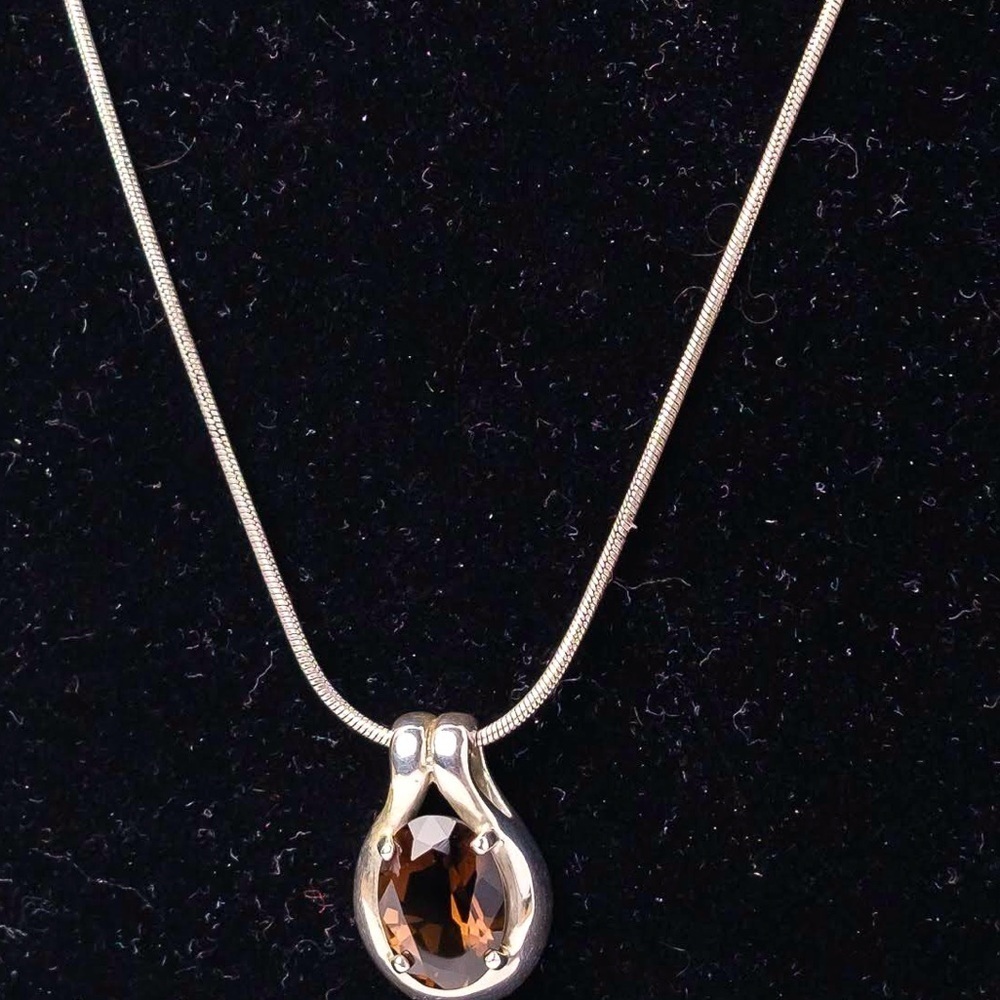 Paolo Romeo Pendant on 12.43 G Sterling Silver Omega Chain GORGEOUS - Picture 4 of 16